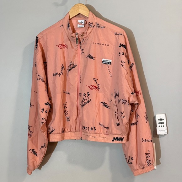 adidas Originals Jackets & Blazers - Adidas Originals Women's Graphic Print Track‎ Jacket Coral XL